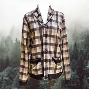 Urban Outfitters Plaid Jacket or Cardigan